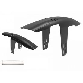 Author X-FLAP fekete műanyag Első sárvédő