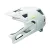 ABUS kerékpáros gyerek sisak Youdrop FF, lemon white, Fehér (48-55 cm)