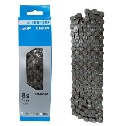 6/7/8 seb. Shimano CN-HG40, 116 szemes lánc