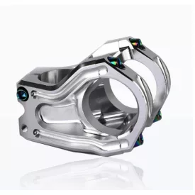   31.8 / 35mm / 10 fok Faucet CNC 7075 Alu kormányszár 141g ezüst
