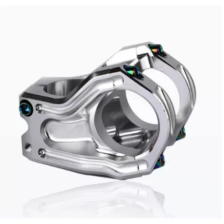 31.8 / 35mm / 10 fok Faucet CNC 7075 Alu kormányszár 141g ezüst