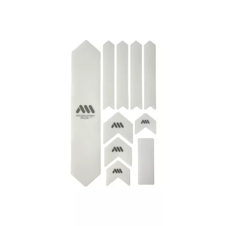 AMS Frame XL Clear/Silver látlátszó univerzális Vázvédő matrica szett