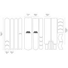 AMS Honeycomb Frame Guard Total. CLEAR / átlátszó vázvédő matrica szett