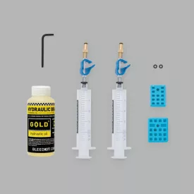   BLEEDKIT légtelenítő SZETT HIDRAULIKUS FÉKEKHEZ WORKSHOP MASTER GOLD FORMULA CURA 100ML OLAJ
