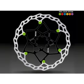   Galfer Floating Disc Wave 203x2.0mm 6 Csavaros féktárcsa Narancs csavarokkal Akció