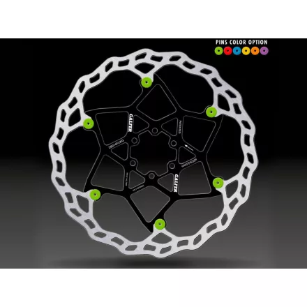 Galfer Floating Disc Wave 203x2.0mm 6 Csavaros féktárcsa Narancs csavarokkal Akció