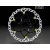 Galfer Floating Disc Wave 203x2.0mm 6 Csavaros féktárcsa Narancs csavarokkal Akció