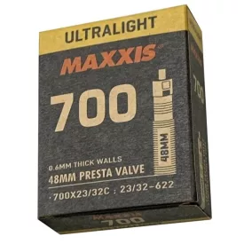 Belső Maxxis 700X23/32C ULTRALIGHT Presta szelepes 48mm 75g