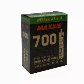   Belső Maxxis 700X23/32C WELTER WEIGHT Presta szelepes 60mm 96g
