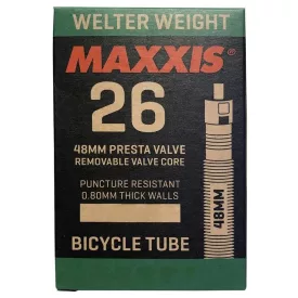   Belső Maxxis 26X1.5/2.5 WELTER WEIGHT Presta szelepes 48mm 162g doboz nélkül