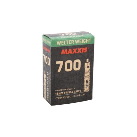 700X33/50C Maxxis WELTER WEIGHT Preszta szelepes 48mm gumitömlő 128g 