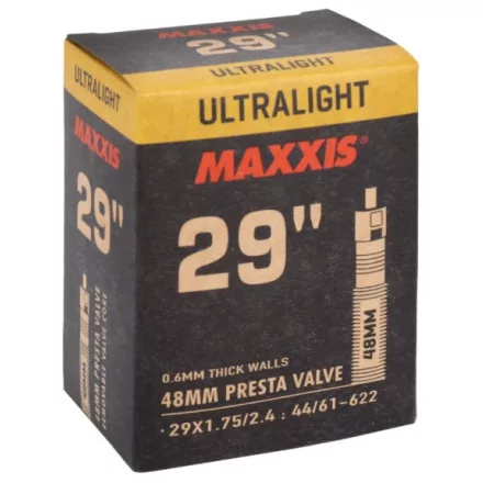 Belső Maxxis 29x1.75/2.4 ULTRALIGHT Presta szelepes 48mm 155g