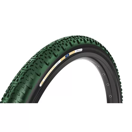 (Április végétől!) 700x50C PANARACER Gravelking X1 Tubeless hajtogatós British Racing Green 2026 Limited Edition gumiköpeny 