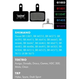   GALFER SHIMANO FD293 Standard FÉKBETÉT 2 dugattyús Alivio / Altus fékekhez