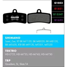   GALFER SHIMANO FD426 Advanced FÉKBETÉT 4 dugattyús fékekhez