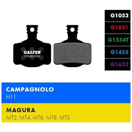 Galfer MAGURA FD436 2 dugattyús Standard fékbetét