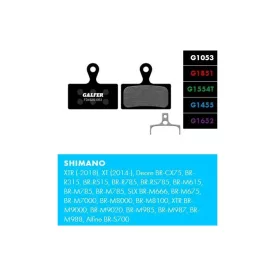   GALFER SHIMANO FD452 E-Bike FÉKBETÉT 2 dugattyús Deore / SLX / XT fékekhez