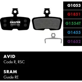 GALFER Sram FD455 Standard Code / DB8 FÉKBETÉT