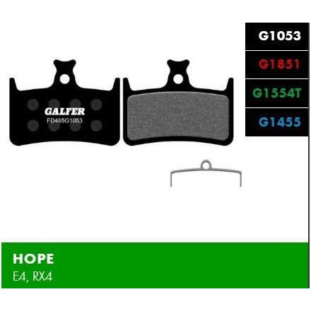 Galfer FD465 Hope E4, RX4 Advanced fékbetét