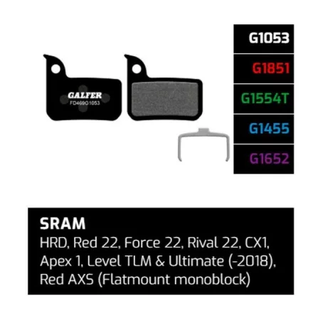 Galfer FD513 SRAM Red / Force Standard FÉKBETÉT