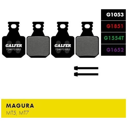 GALFER MAGURA FD487 Standard FÉKBETÉT 4 dugattyús fékekhez