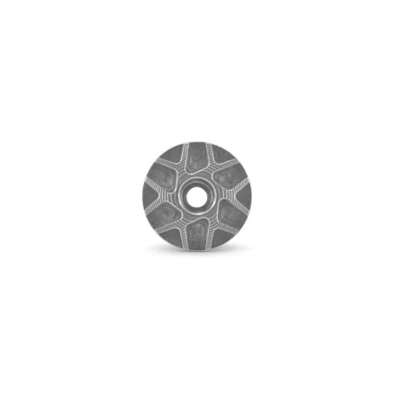 Garbaruk 1 1/8" Alu CNC A-Head kupak 4.5g ezüst