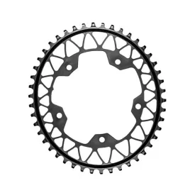   Lánckerék aB GRAVEL OVAL 110BCD 5 lyukas csavarokkal fekete 44T