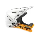 100% Status XXL (63-64cm) DH/BMX full face sisak fehér/narancs akció