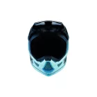 100% Status DH/BMX kék (Decline Grey) fullface sisak