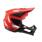 L-es 100% Trajecta fullface enduro bukósisak 860g fekete-piros-fehér Akció