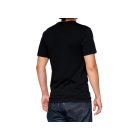 100% Deflect rövid ujjú fekete póló