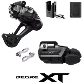   SHIMANO DI2 váltás UPGRADE szett DEORE XT (M8250), RD-M8250-SGS(2ND GROUP), SW- I-Spec EV