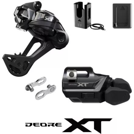 SHIMANO DI2 váltás UPGRADE szett DEORE XT (M8250), RD-M8250-SGS(2ND GROUP), SW- I-Spec EV