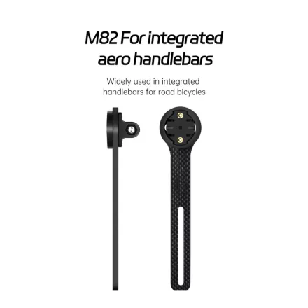 Kormány adapter iGPSPORT M82 integrált kormányokhoz karbonból 