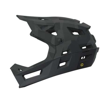 iXS Trigger FF Mips fullface bukósisak, fekete terepmintás, 590-660g