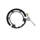 Knog Oi Luxe kicsi fekete csengő