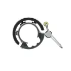 Knog Oi Luxe Nagy fekete csengő
