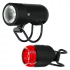 Knog PLug fekete első és hátsó lámpa szett