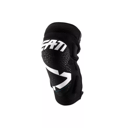Leatt Knee Guard 3DF 5.0 Zip – Cipzáras Térdvédő Flint (fekete, fehér)