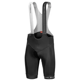 Országúti kantáros nadrág DT Swiss fekete-fehér L