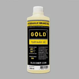   500ml BleedKit Gold ásványi fékfolyadék 360 fokos forrásponttal Shimano és Magura fékekhez