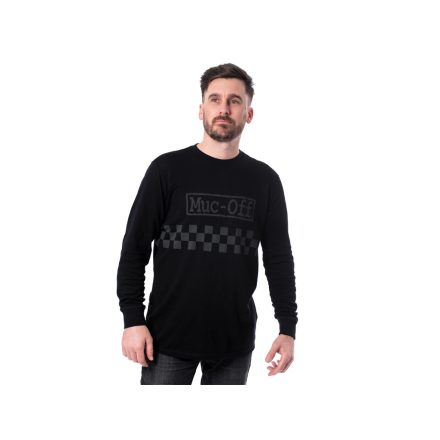 Muc-Off Moto Long Sleeve Mesh Jersey L-es – Hosszú ujjú, légáteresztő mez fekete Akció
