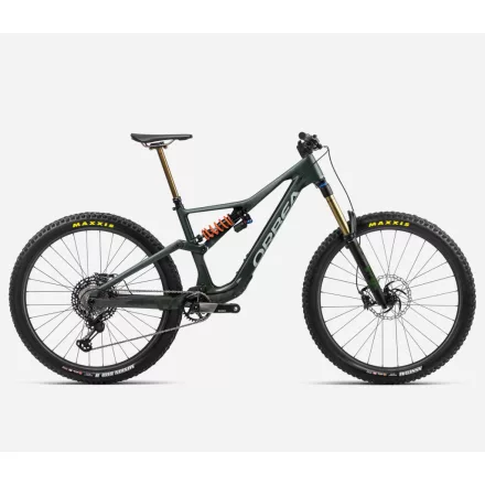 S-es 2024 Orbea Rallon M-LTD zöld Forest Green - Blue Stone (Gloss) karbon fully enduro kerékpár Akció