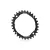 Lánckerék aB MTB OVAL 104BCD N/W fekete 30T (csavarok a csomagban)