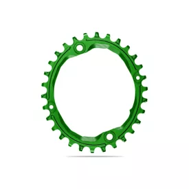   Lánckerék aB MTB OVAL 104BCD N/W zöld 34T (csavarok/hézagolók a csomagban)
