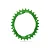 Lánckerék aB MTB OVAL 104BCD N/W zöld 34T (csavarok/hézagolók a csomagban)