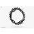 Lánckerék aB MTB OVAL XTR M9000 asszimetrikus N/W fekete 30T integrated threads