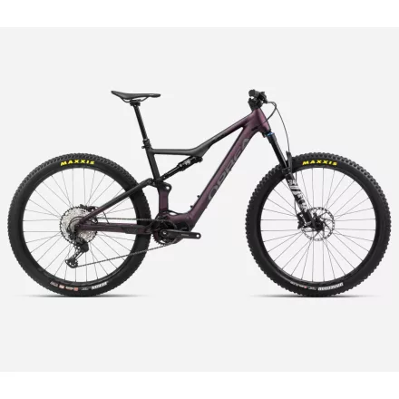 2024 XL-es Orbea Rise H20 elektromos fully trail kerékpár bordó/fekete Akció