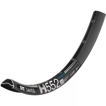 27,5" 28ly 30mm Abroncs DT Swiss H 552 28h fekete abroncs
