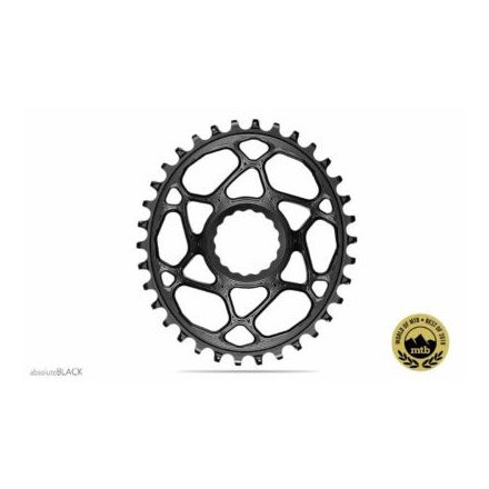 Absolute Black 34T MTB OVAL RaceFace Cinch DM N/W BOOST 148 fekete Lánckerék (3mm offset)